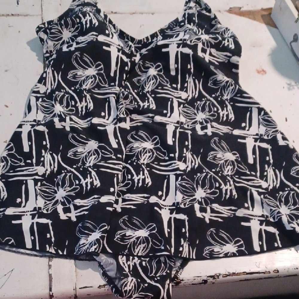 Adolfo Swimdress Sz 22w